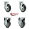Service Caster Cambro Dish Caddies Swivel Caster with 2 Rigid Replacement Set - SCC CAM-SCC-20S514-TPRB-TLB-2-R-2 - alternate 6